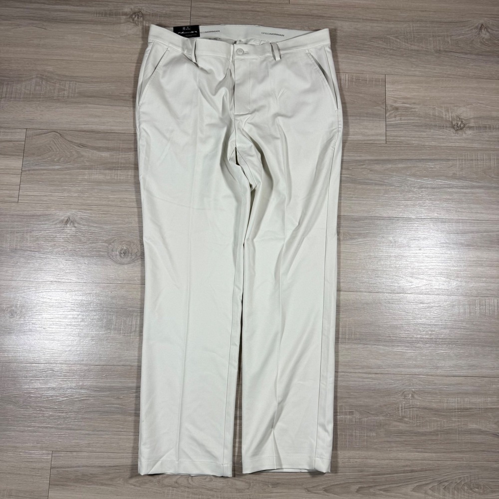 Men's White Dress Pants - Classic Straight Fit